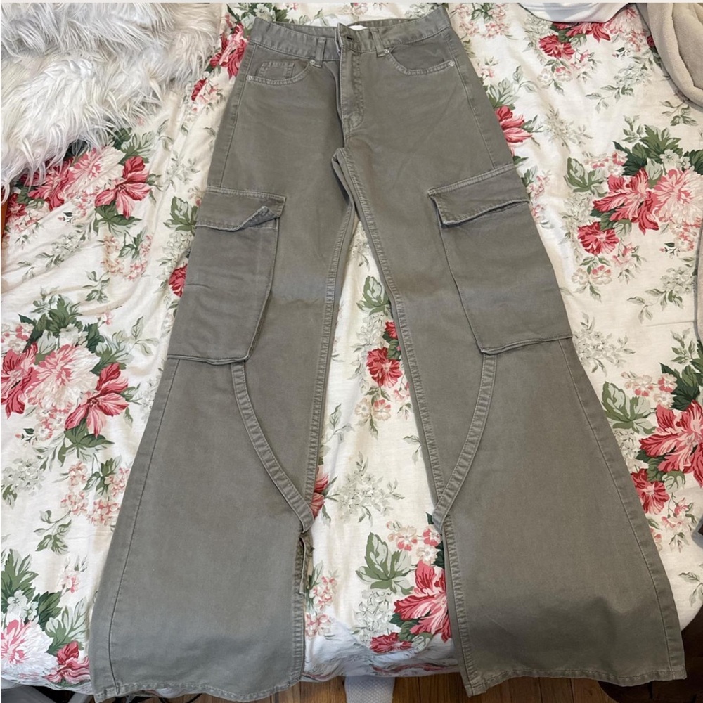 Zara Cargo Flare & Wide Leg Jeans